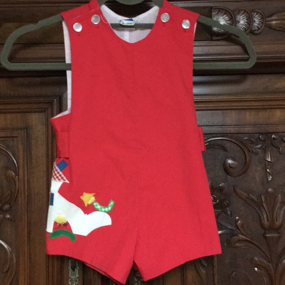 Jayne Copeland “Old Lady in a Shoe” short romper